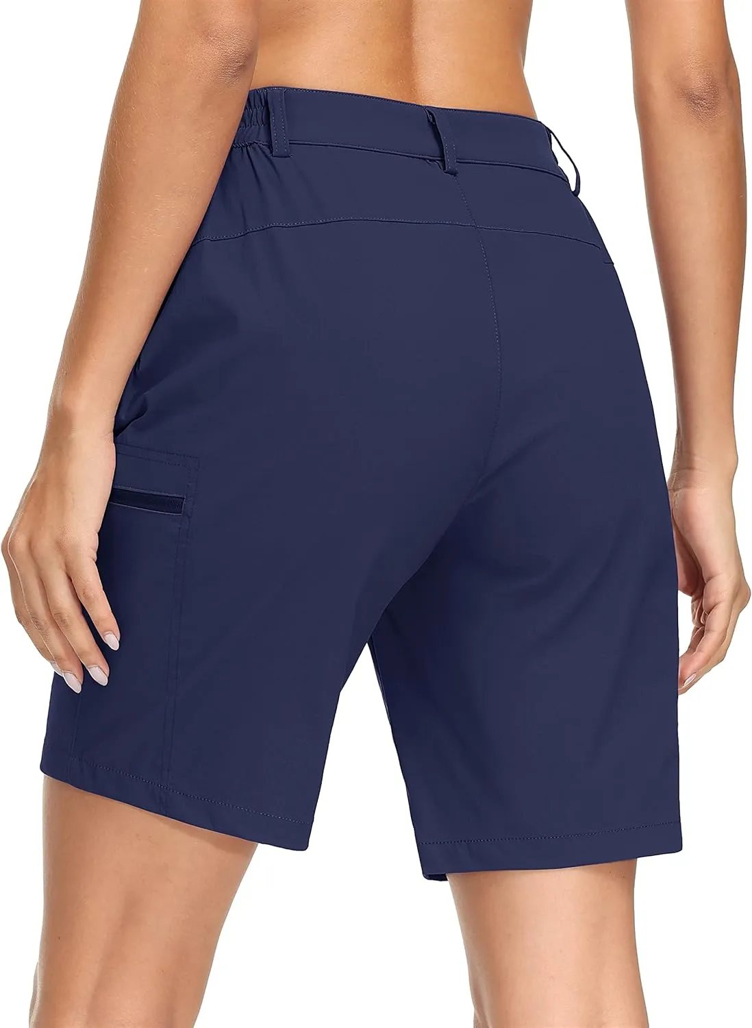 MAGCOMSEN Women's Hiking Shorts Quick Dry Lightweight Golf Shorts with 4 Pockets Summer Casual Athletic Running Shorts