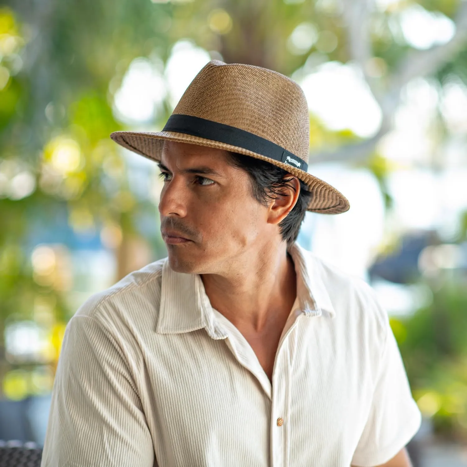 Matte Toyo Ribbon Safari Sun Hat - 2 1/2" Brim, UPF (SPF) 50  UVA/UVB Sun Protection