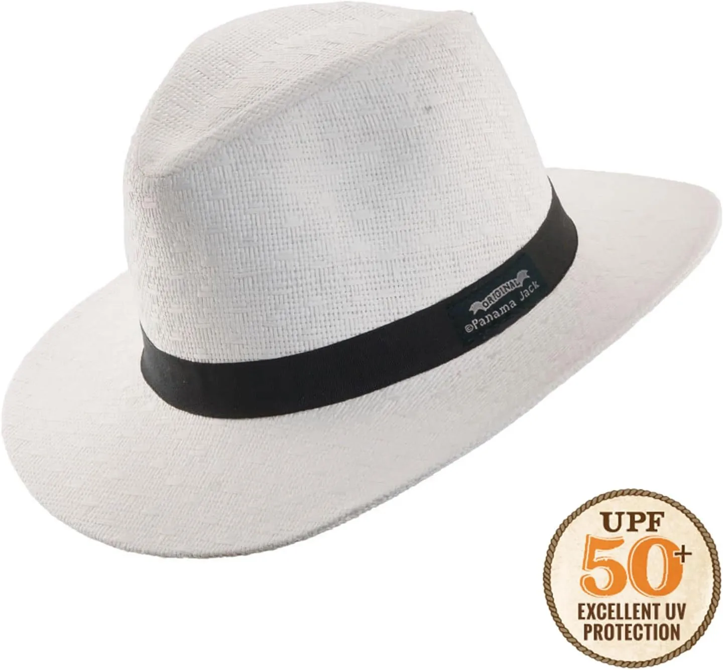 Matte Toyo Ribbon Safari Sun Hat - 2 1/2" Brim, UPF (SPF) 50  UVA/UVB Sun Protection