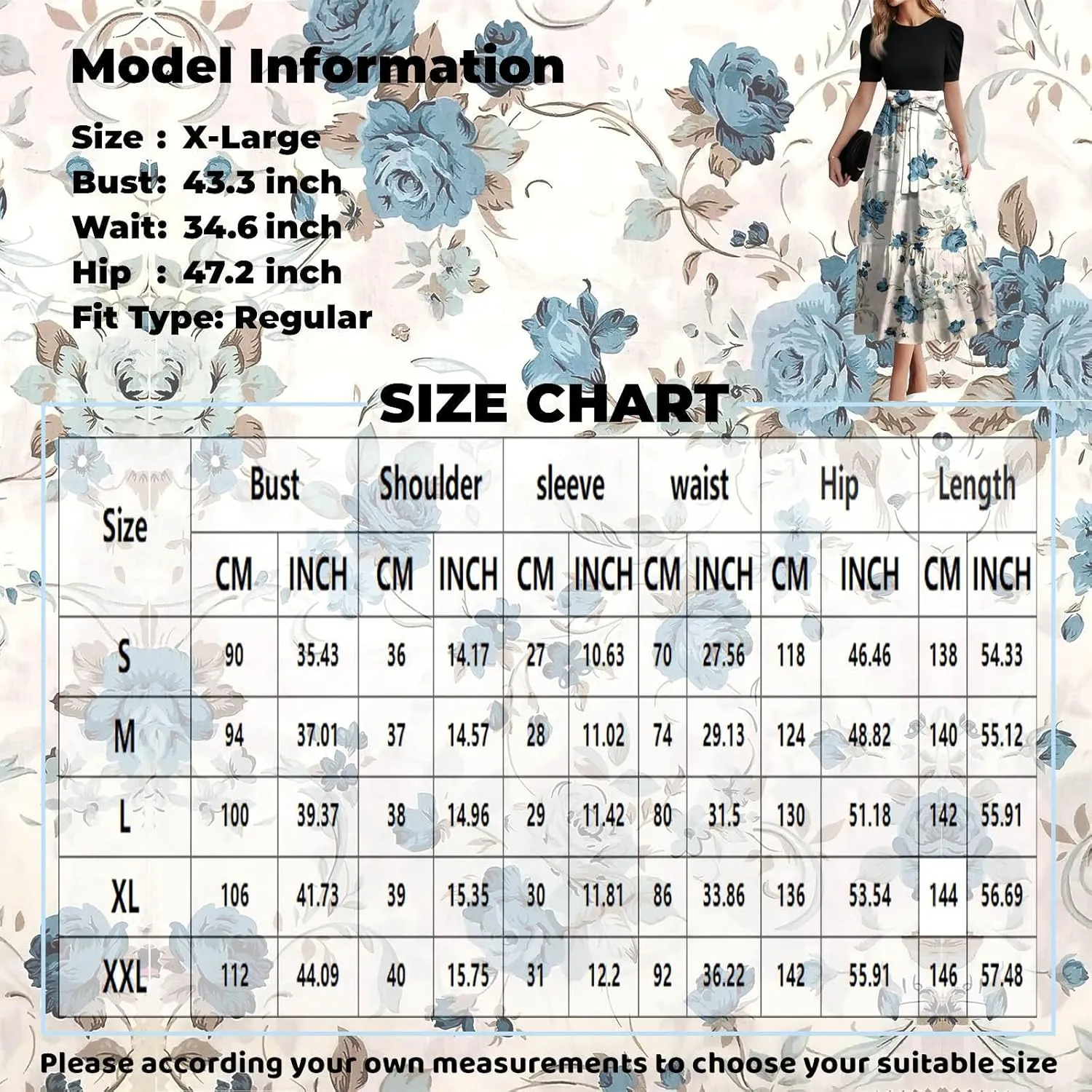 Maxi Dresses for Women 2025,Patchwork Womens Easter Dresses Wedding Guest Formal Spring Summer Wrap Dress for Women