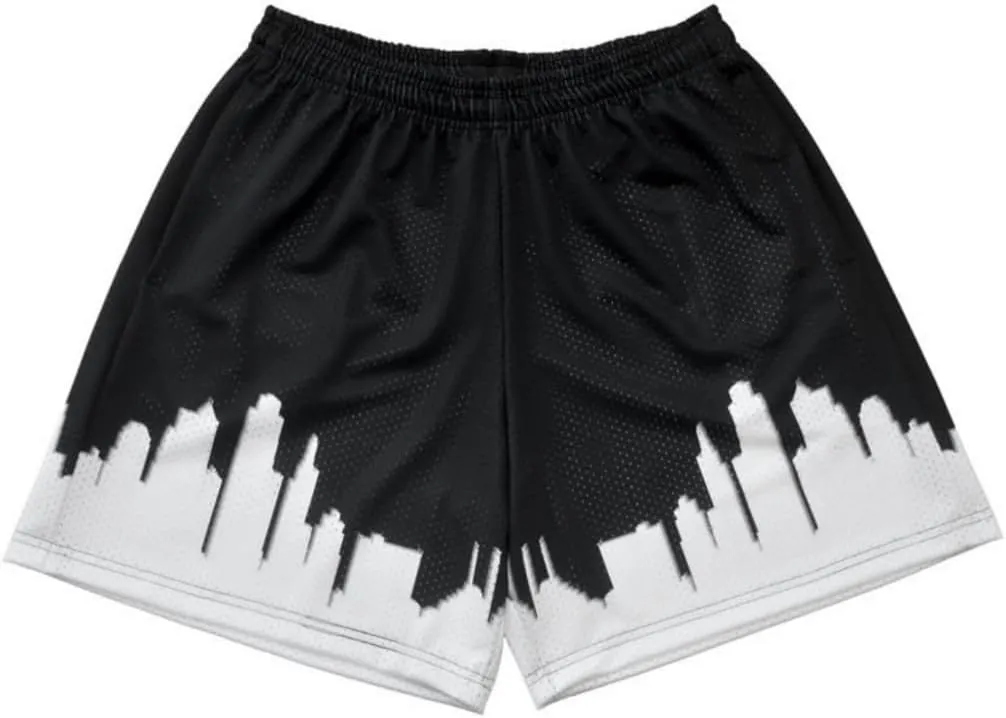 Men's 4-Inch Basketball Shorts Casual Lightweight Gym Shorts Quick Dry Athletic Shorts for Running Streetwear Summer