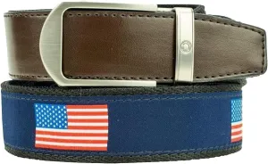 Men's Belt, Nexbelt Ratchet Hampton USA Casual Nylon Golf Belt for Men with Adjustable Buckle