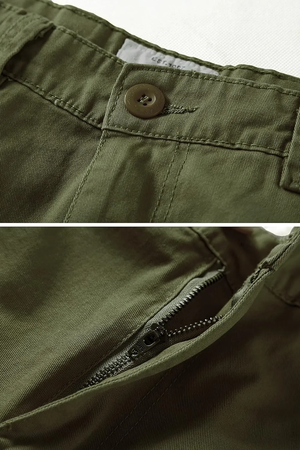 Men's Cargo Pants, Casual Outdoor Camo Pants, Relaxed Fit Work Pants with Multi Pockets