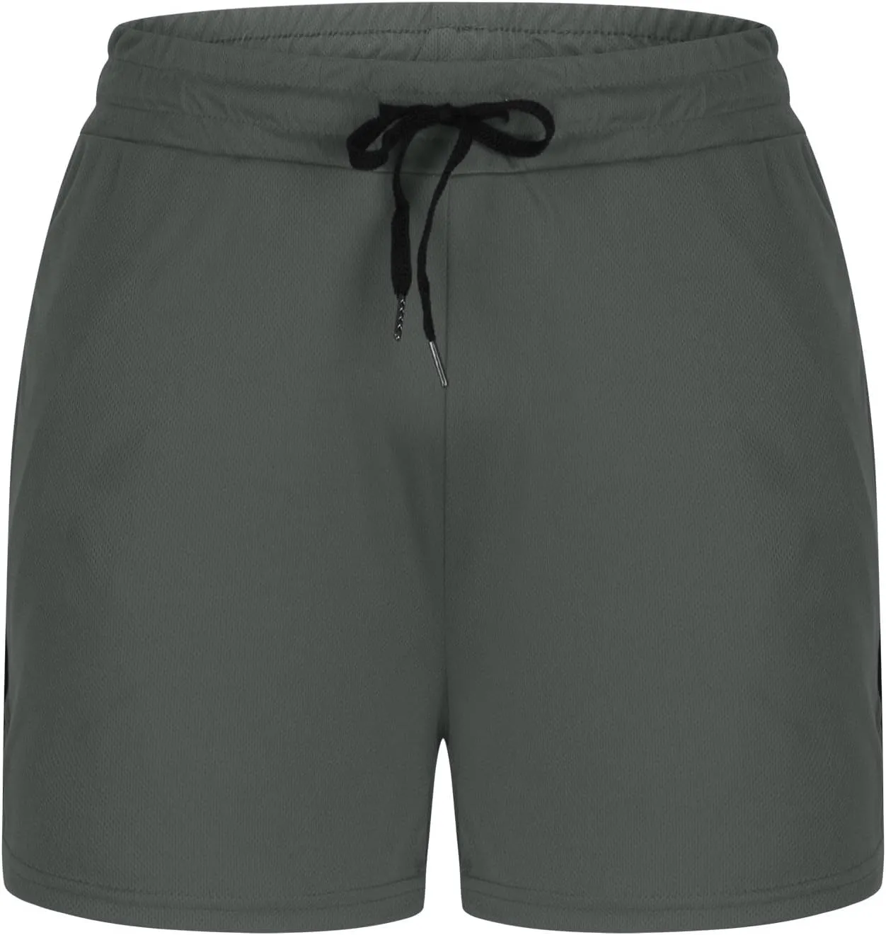 Men's Running Athletic Shorts Split Workout Gym Tennis Shorts Quick Dry Lightweight Active Shorts Loose Pocket Shorts