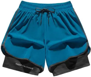 Men's Shorts Lightweight Workout Running Shorts Low Rise Quick Dry Casual Athletic Solid Basketball Shorts