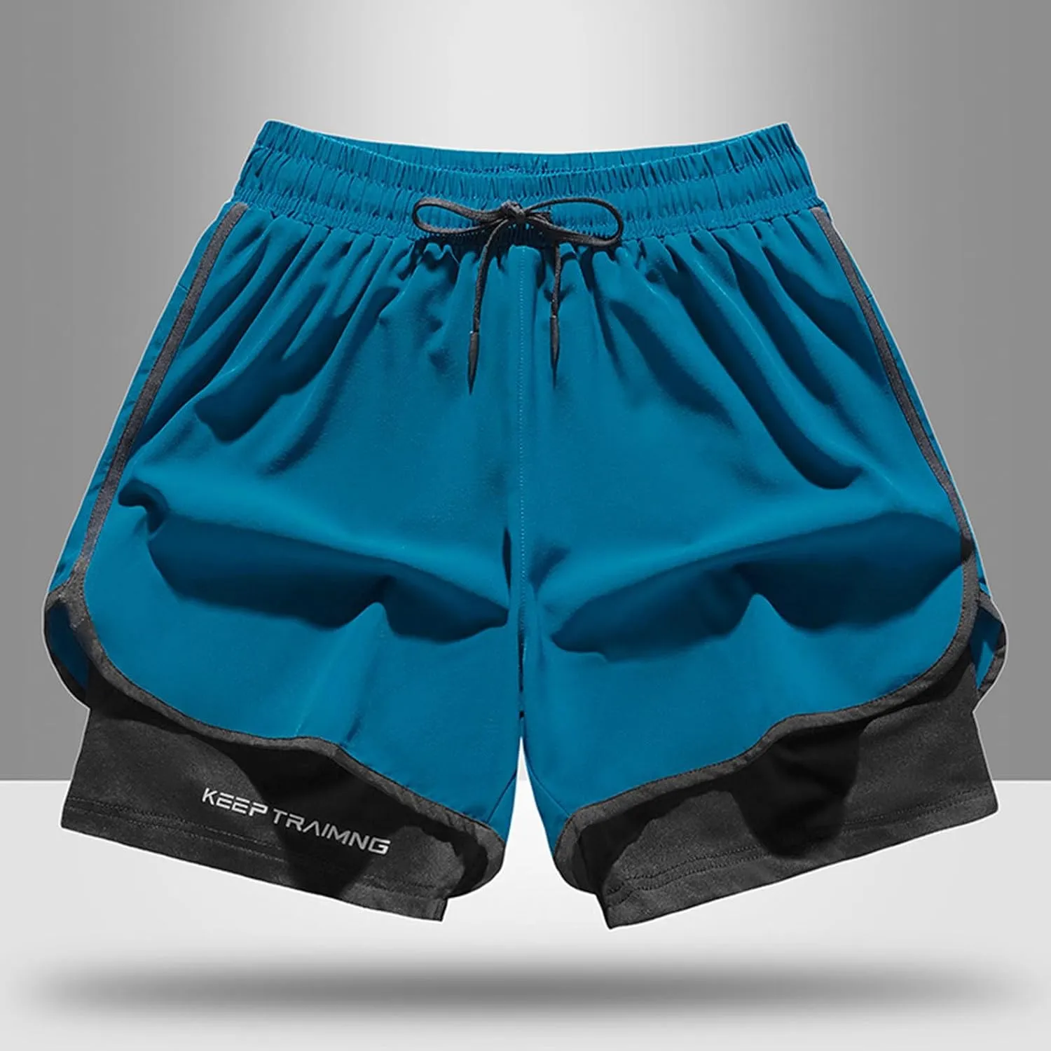 Men's Shorts Lightweight Workout Running Shorts Low Rise Quick Dry Casual Athletic Solid Basketball Shorts