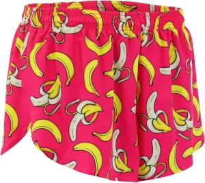 Mens Stretch 1" Elite Printed Split Run Shorts