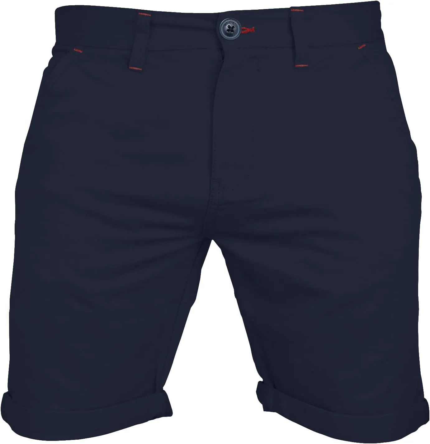 Mens Stretch Chino Shorts Casual Flat Front Slim Fit Shorts Spandex Half Pant…