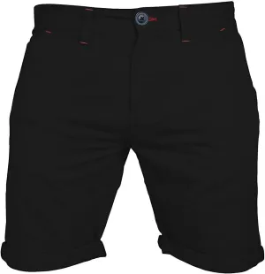 Mens Stretch Chino Shorts Casual Flat Front Slim Fit Shorts Spandex Half Pant…