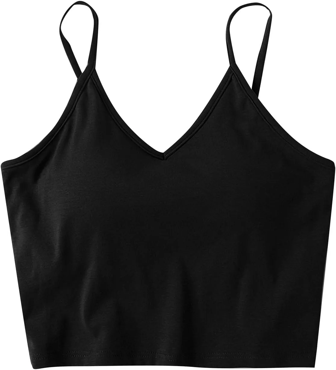 Miyaomn Womens Tank Top with Built in Bra Camisole Workout Tops Padded No Underwire Sports Yoga Bras Summer Basic Undershirts