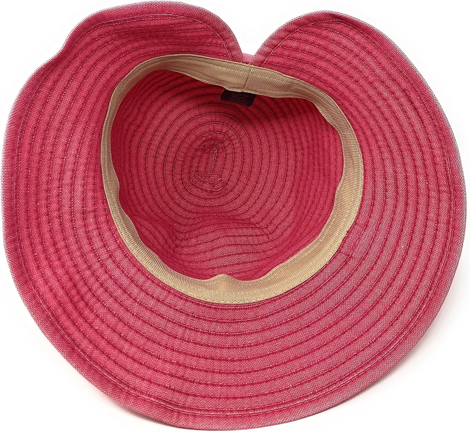 Packable Denim Sun Shade Beach Hat, Adjustable Shapeable, SPF UPF 50 UV Protection