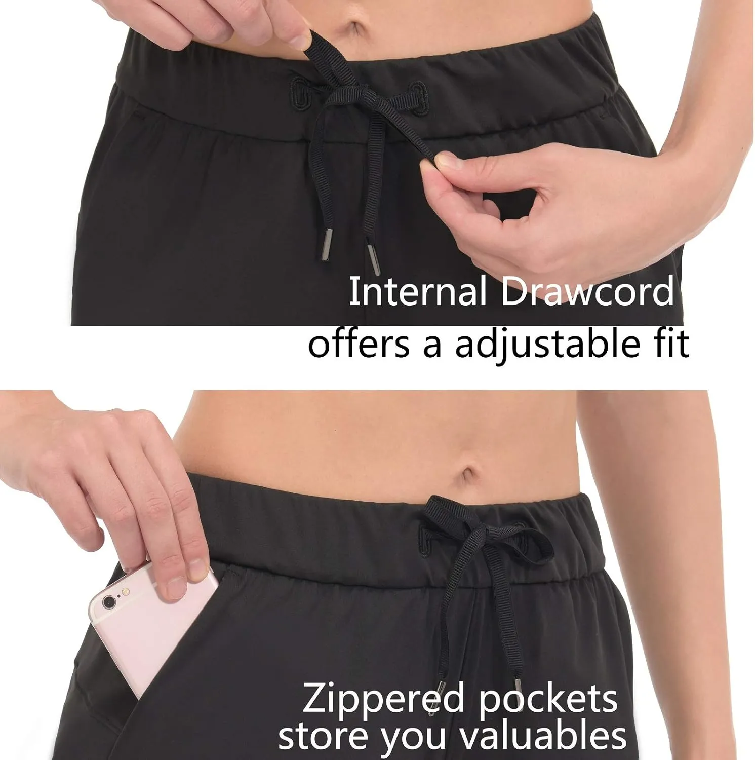 PIQIDIG Womens Shorts Joggers for Summer Casual Athletic Running Hiking Workout Gym Shorts Lounge Shorts Plus Size