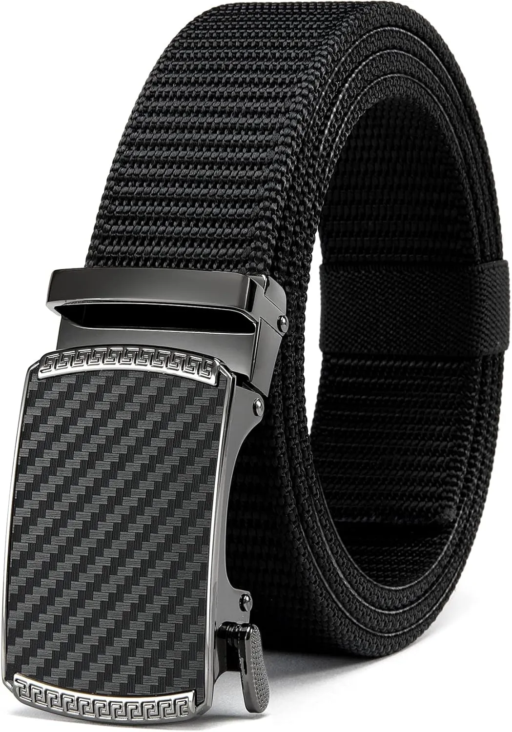 Ratchet Tactical Gun Belt for Men - 1.5" Stiff Nylon Web Work Belts Heavy Duty - Slide Buckle Fit Pants