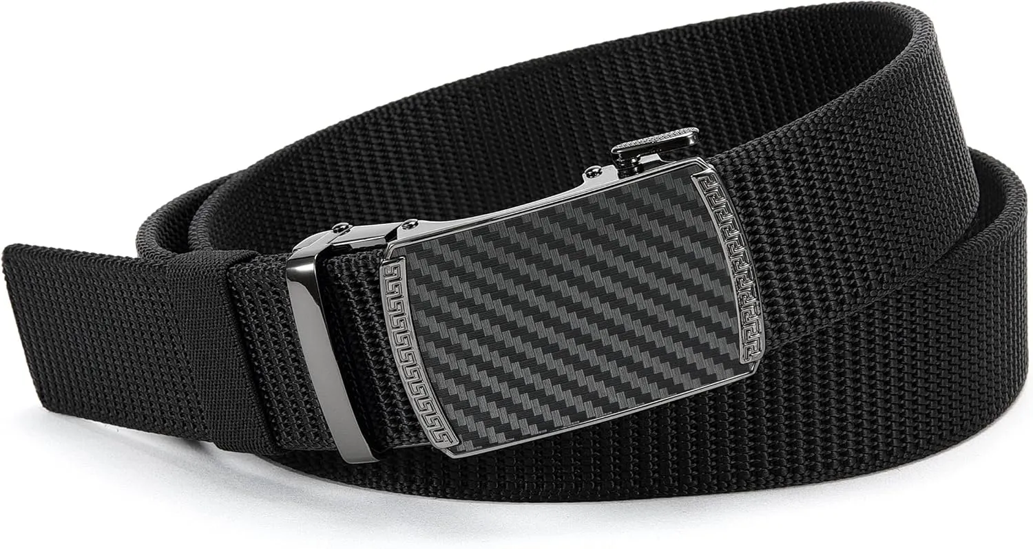 Ratchet Tactical Gun Belt for Men - 1.5" Stiff Nylon Web Work Belts Heavy Duty - Slide Buckle Fit Pants