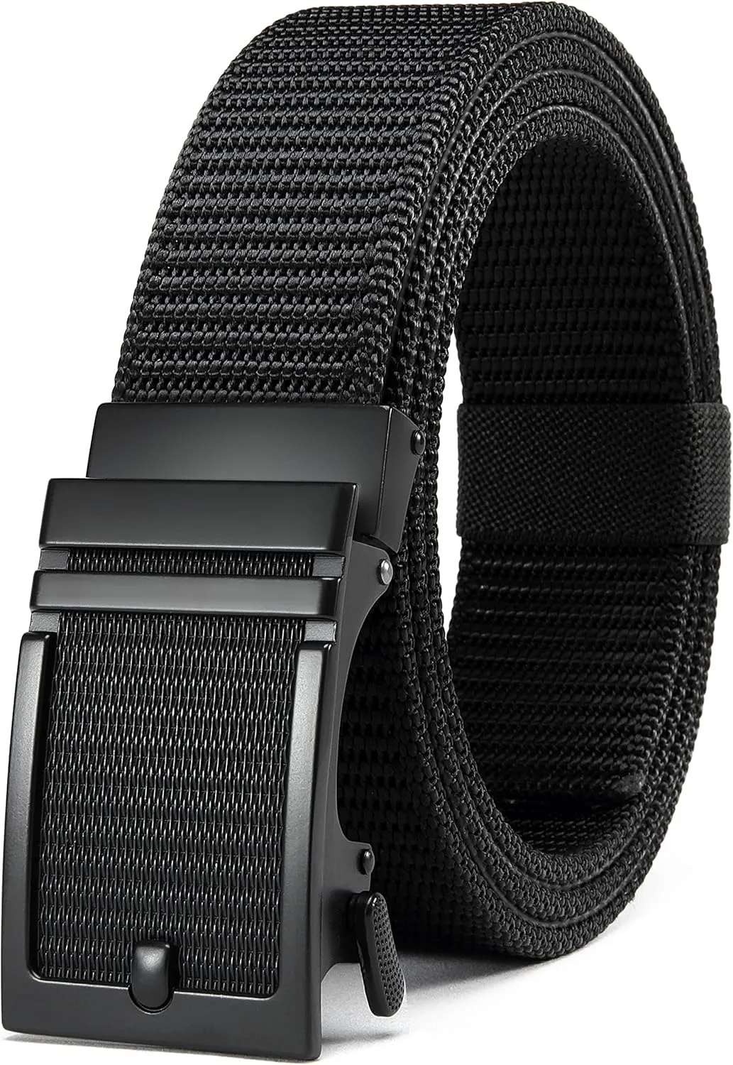 Ratchet Tactical Gun Belt for Men - 1.5" Stiff Nylon Web Work Belts Heavy Duty - Slide Buckle Fit Pants