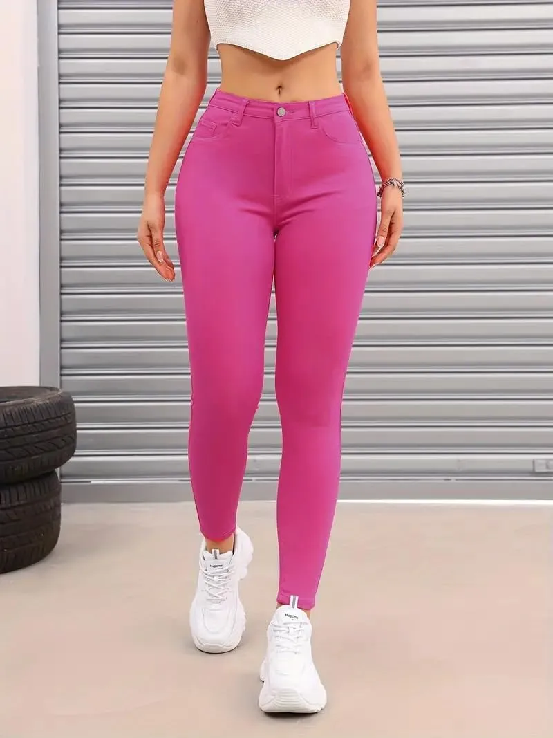 Ripped Skinny Jeans for Women High Waisted Stretch Slim Fit Distressed Butt Lifting Denim Jeans Pants
