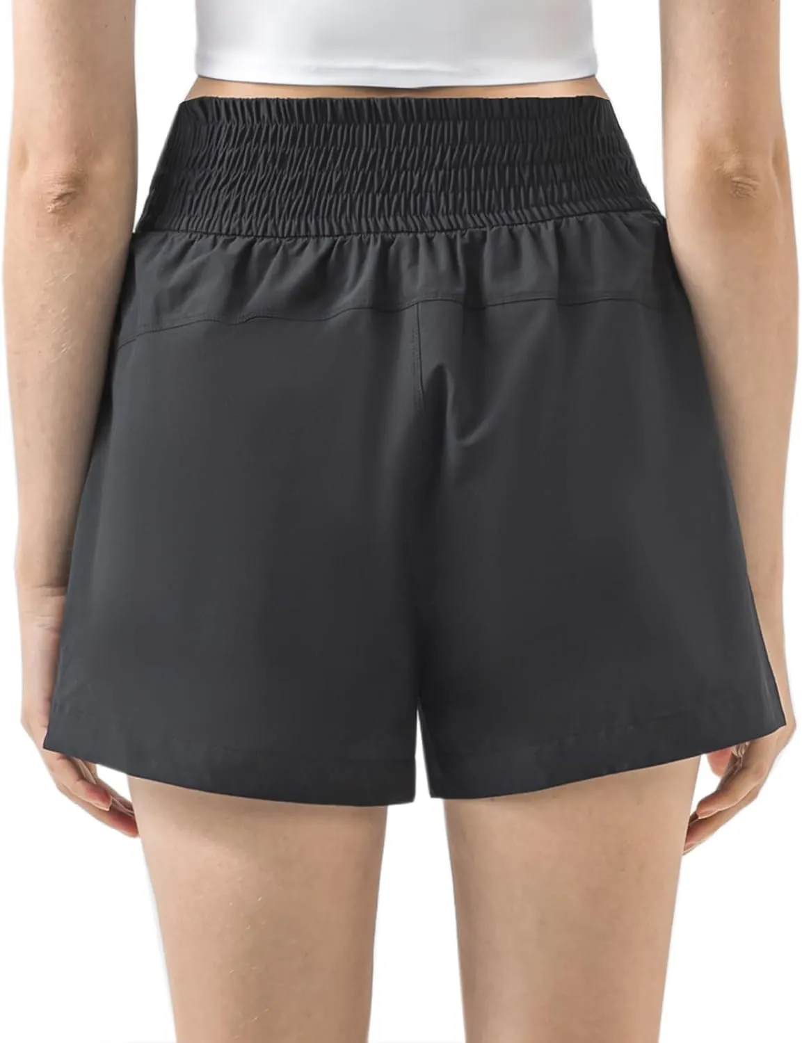 Running Shorts for Women Athletic Shorts with Pockets High Waisted Workout Gym Casual Basic Shorts