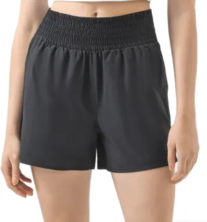 Running Shorts for Women Athletic Shorts with Pockets High Waisted Workout Gym Casual Basic Shorts