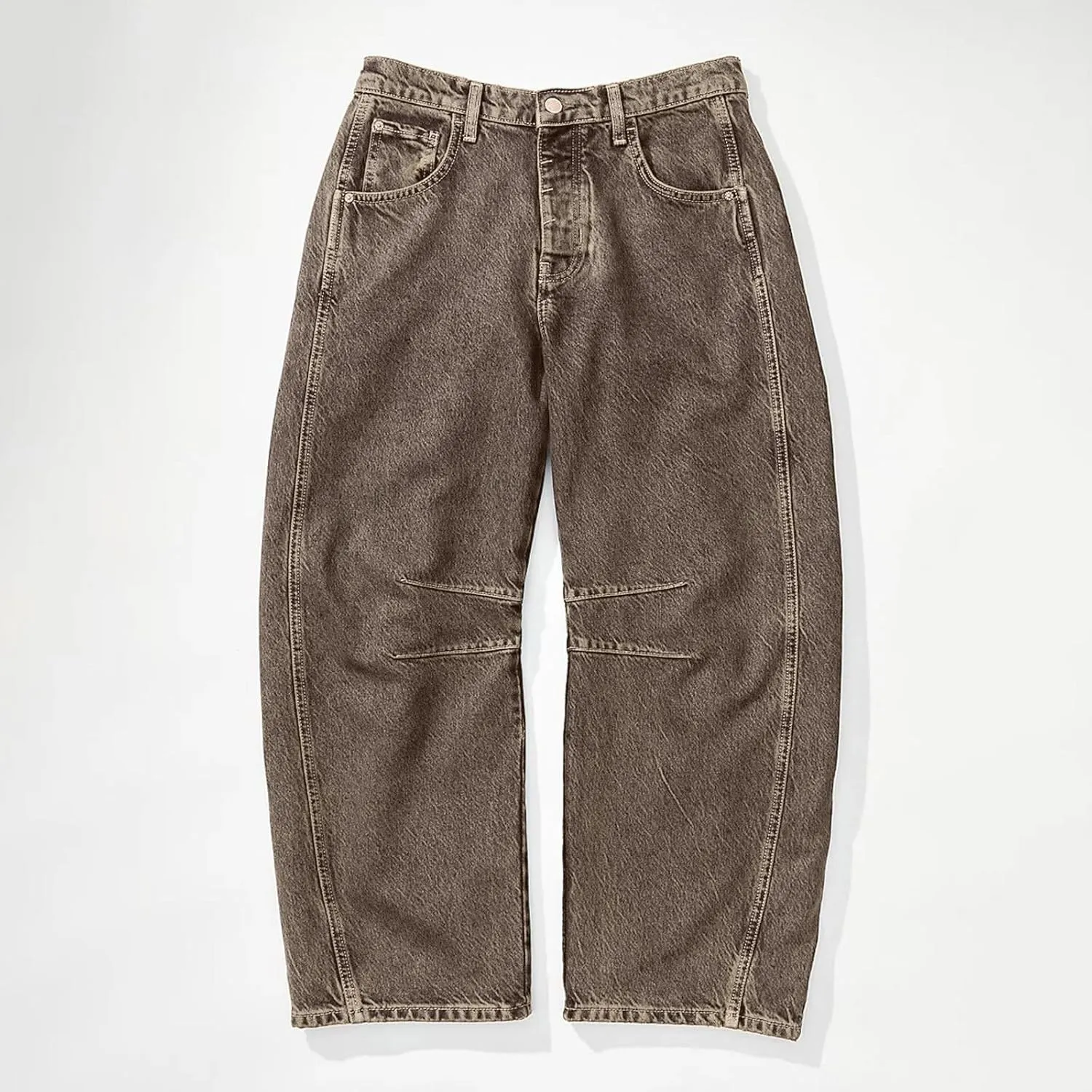 sdbrld Cargo Pants Women Adjustable Waist Long Women High Waisted Cargo Pants Wide Leg Casual Pants Trousers with Pockets