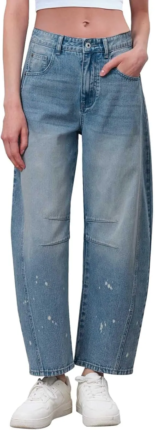 sdbrld Cargo Pants Women Adjustable Waist Long Women High Waisted Cargo Pants Wide Leg Casual Pants Trousers with Pockets