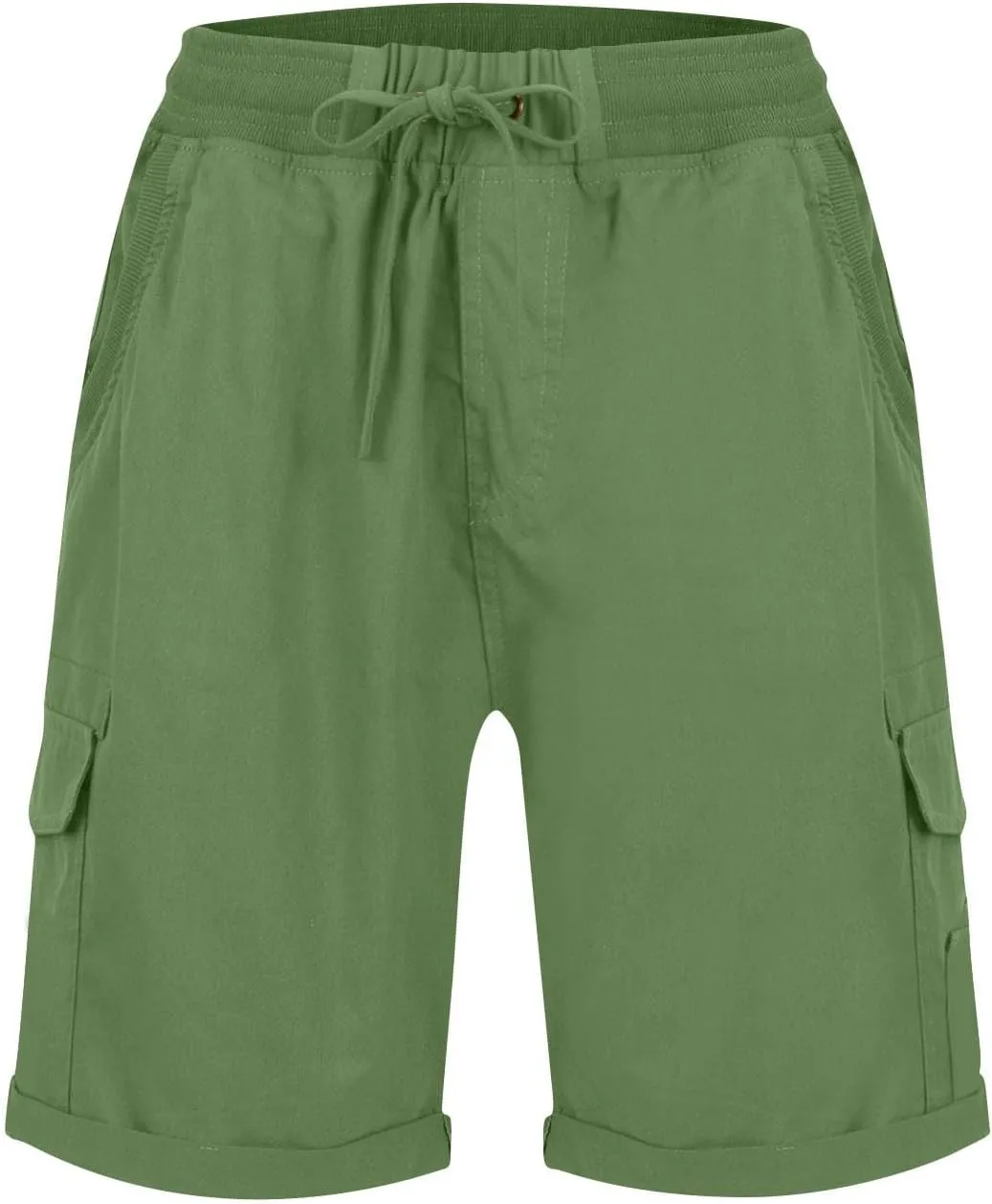 Shorts for Women Summer Y2k High Waisted Stretch Cargo Shorts with Pockets 7 Inch Lightweight Outdoor Hiking Shorts