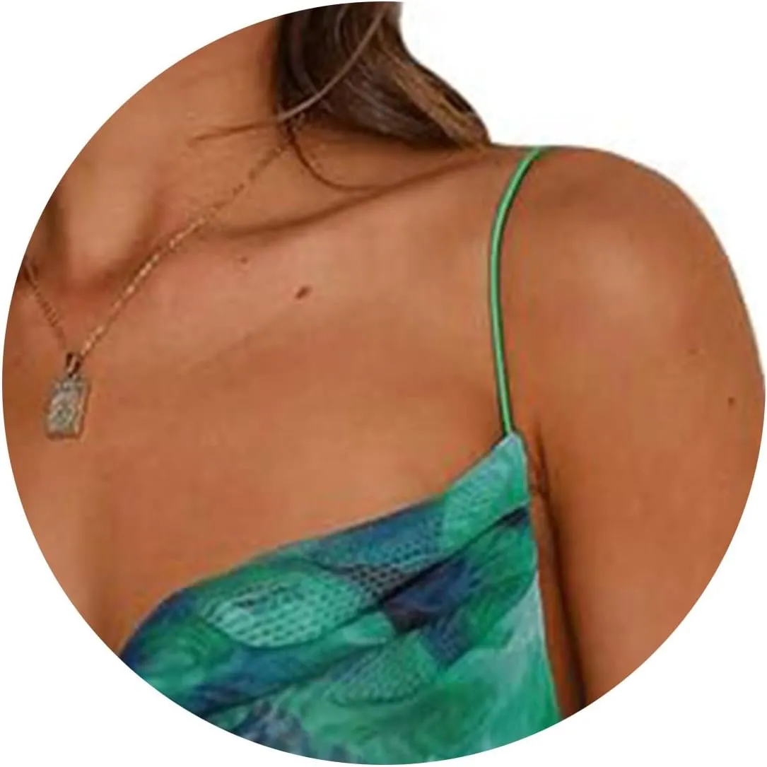 Summer Dresses for Women 2025 Floral Spaghetti Strap Maxi Dress Fashion Dressy Bodycon Sundress Wedding Guest Dress