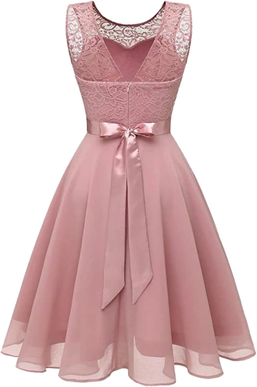 Summer Dresses for Women Floral Lace Fashion Casual Fit A Line Sleeveless Dresses for Women 2025 Swing Party Outfits