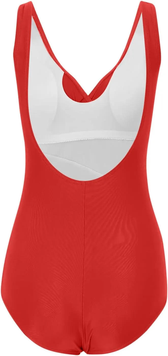 TARIENDY Plus Size Swimsuit for Women One Piece Tummy Control Bathing Suits Full Coverage Beach Casual Swimwear 2025 Summer