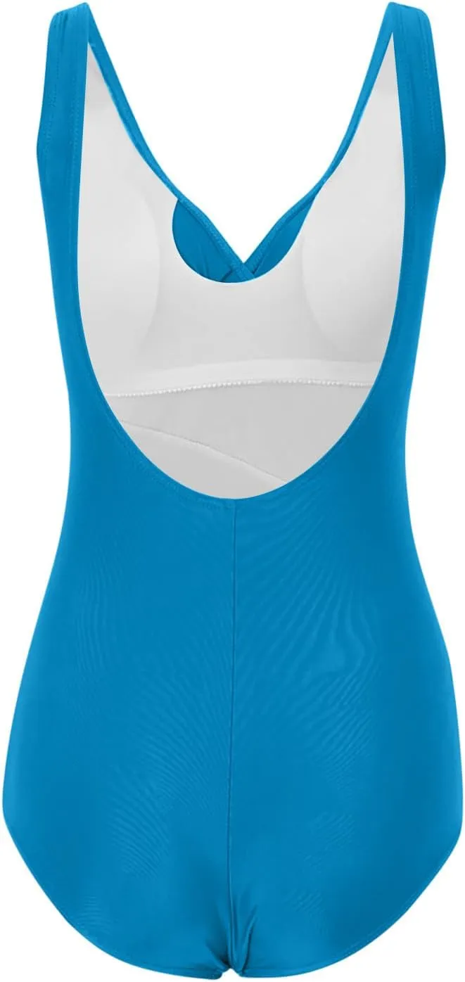 TARIENDY Plus Size Swimsuit for Women One Piece Tummy Control Bathing Suits Full Coverage Beach Casual Swimwear 2025 Summer