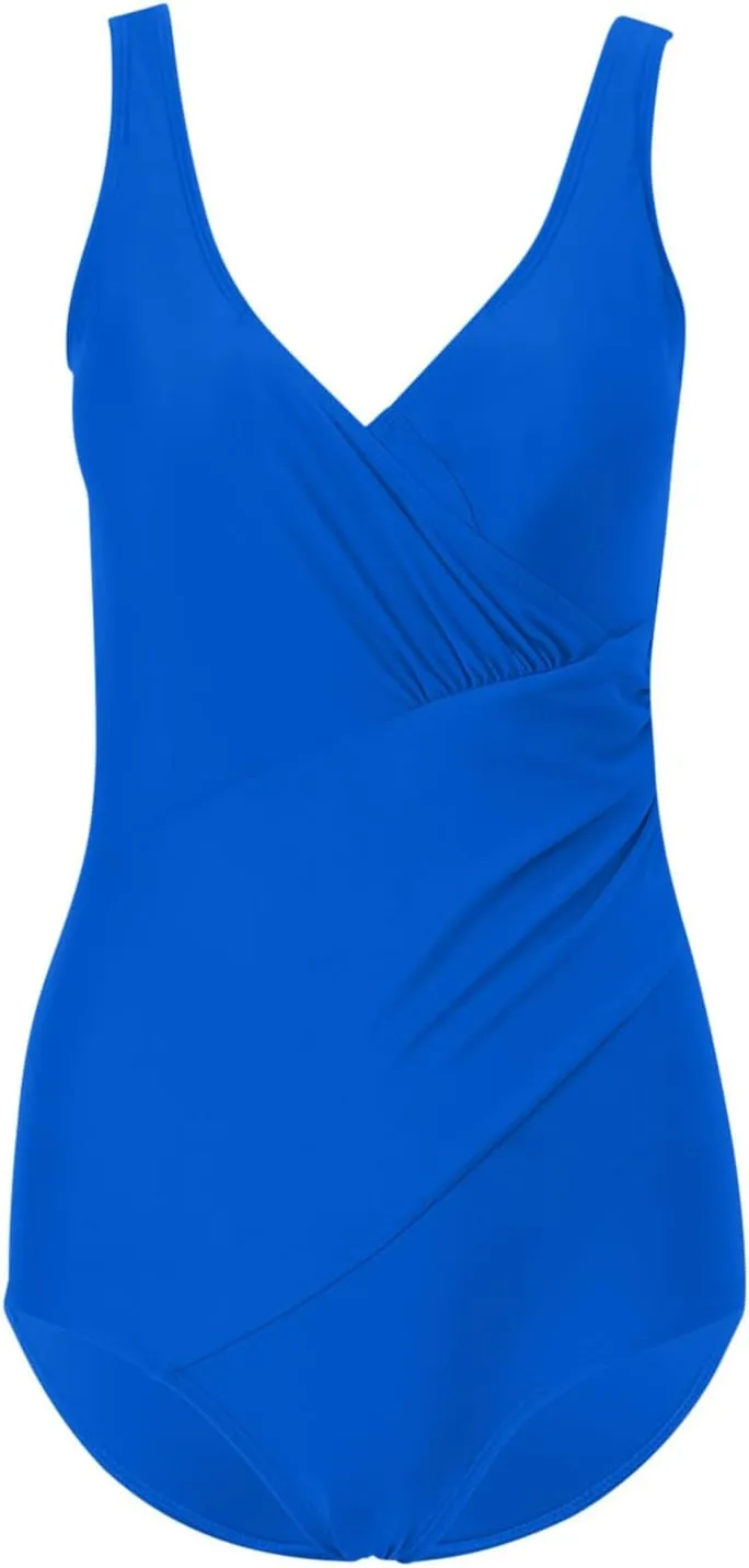 TARIENDY Plus Size Swimsuit for Women One Piece Tummy Control Bathing Suits Full Coverage Beach Casual Swimwear 2025 Summer