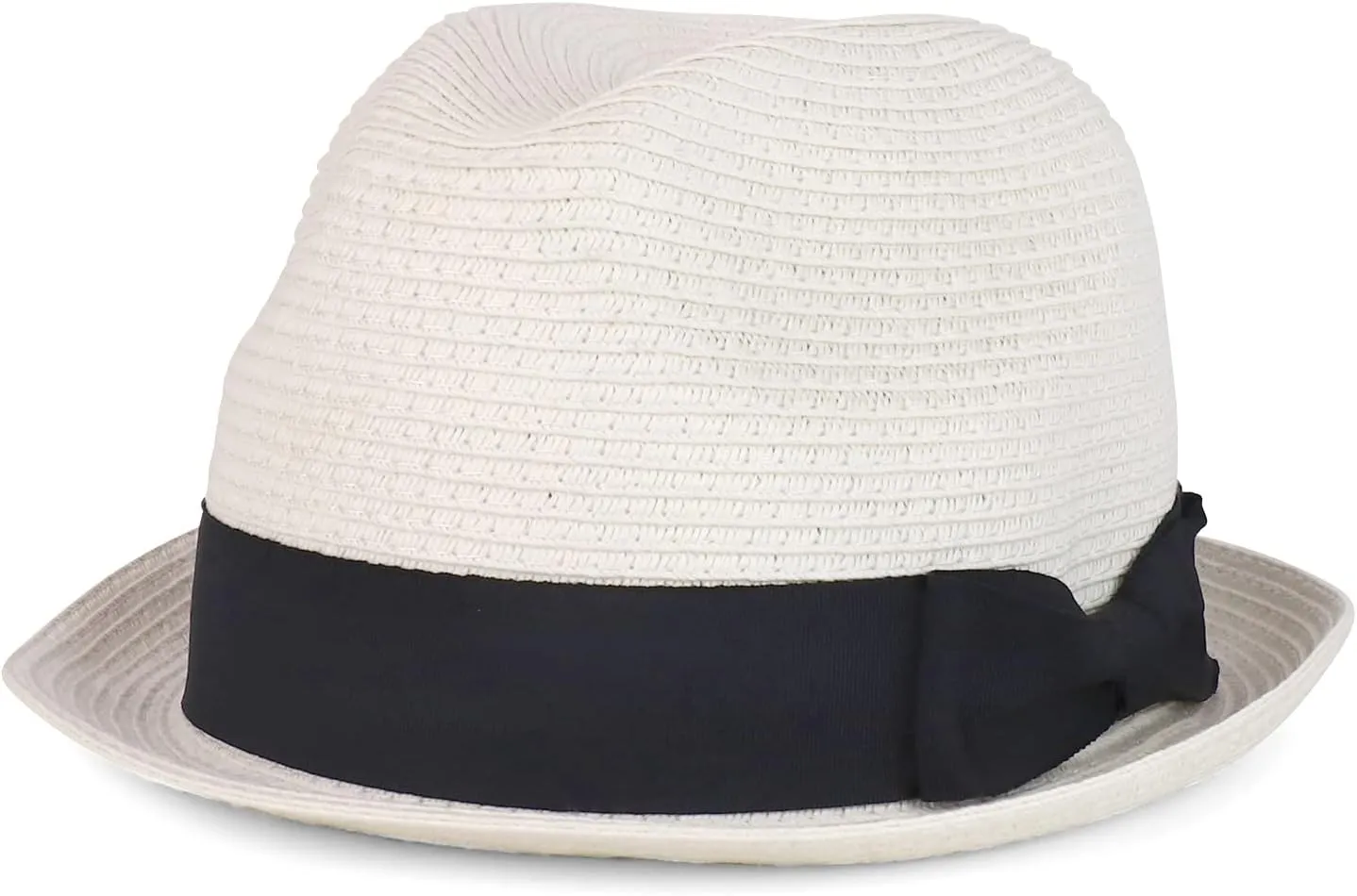 Trendy Apparel Shop Men's Toyo Paper Braid Upturn Brim Summer Fedora Hat