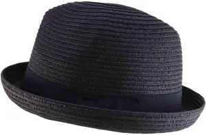 Trendy Apparel Shop Men's Toyo Paper Braid Upturn Brim Summer Fedora Hat