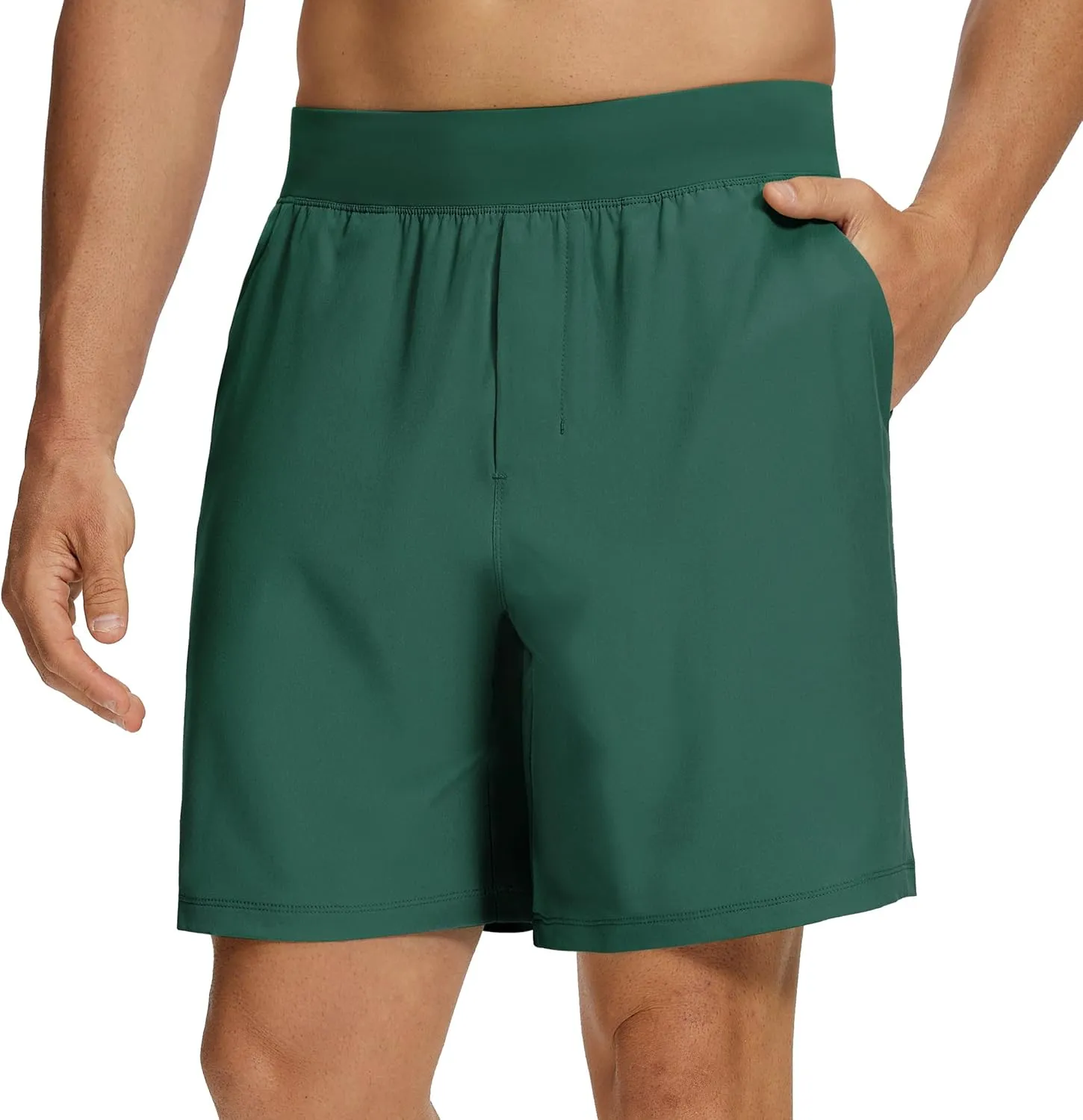 Willit Men's Athletic Shorts Quick Dry Running Workout Shorts Lightweight Hiking Gym Casual Shorts with Pockets 7"
