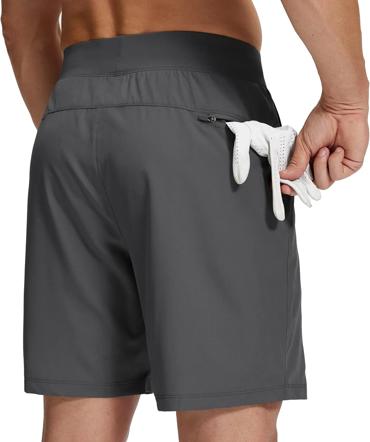 Willit Men's Athletic Shorts Quick Dry Running Workout Shorts Lightweight Hiking Gym Casual Shorts with Pockets 7"