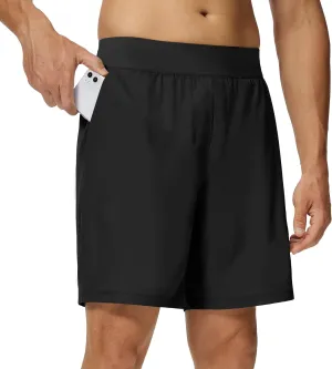 Willit Men's Athletic Shorts Quick Dry Running Workout Shorts Lightweight Hiking Gym Casual Shorts with Pockets 7"