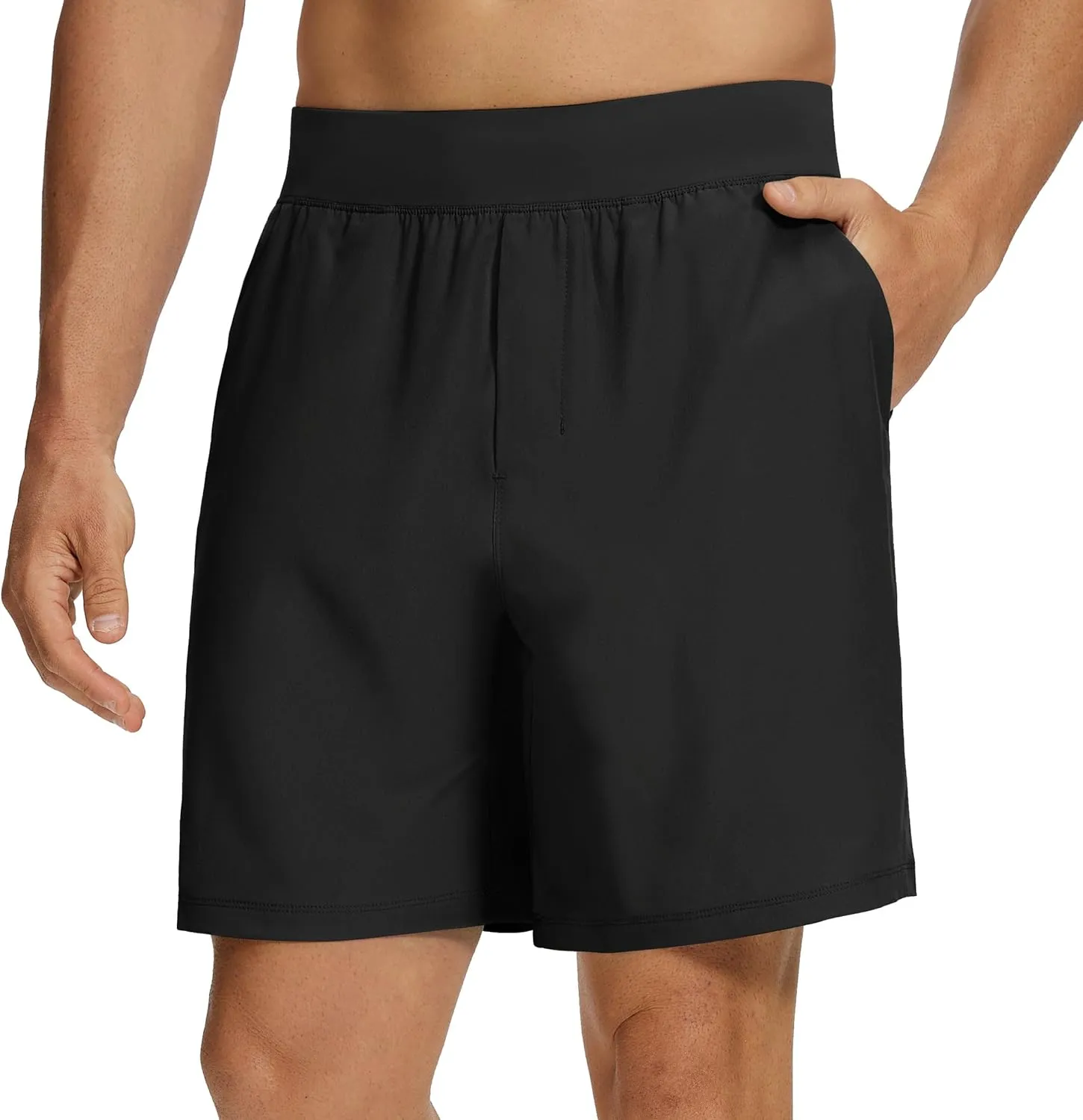Willit Men's Athletic Shorts Quick Dry Running Workout Shorts Lightweight Hiking Gym Casual Shorts with Pockets 7"