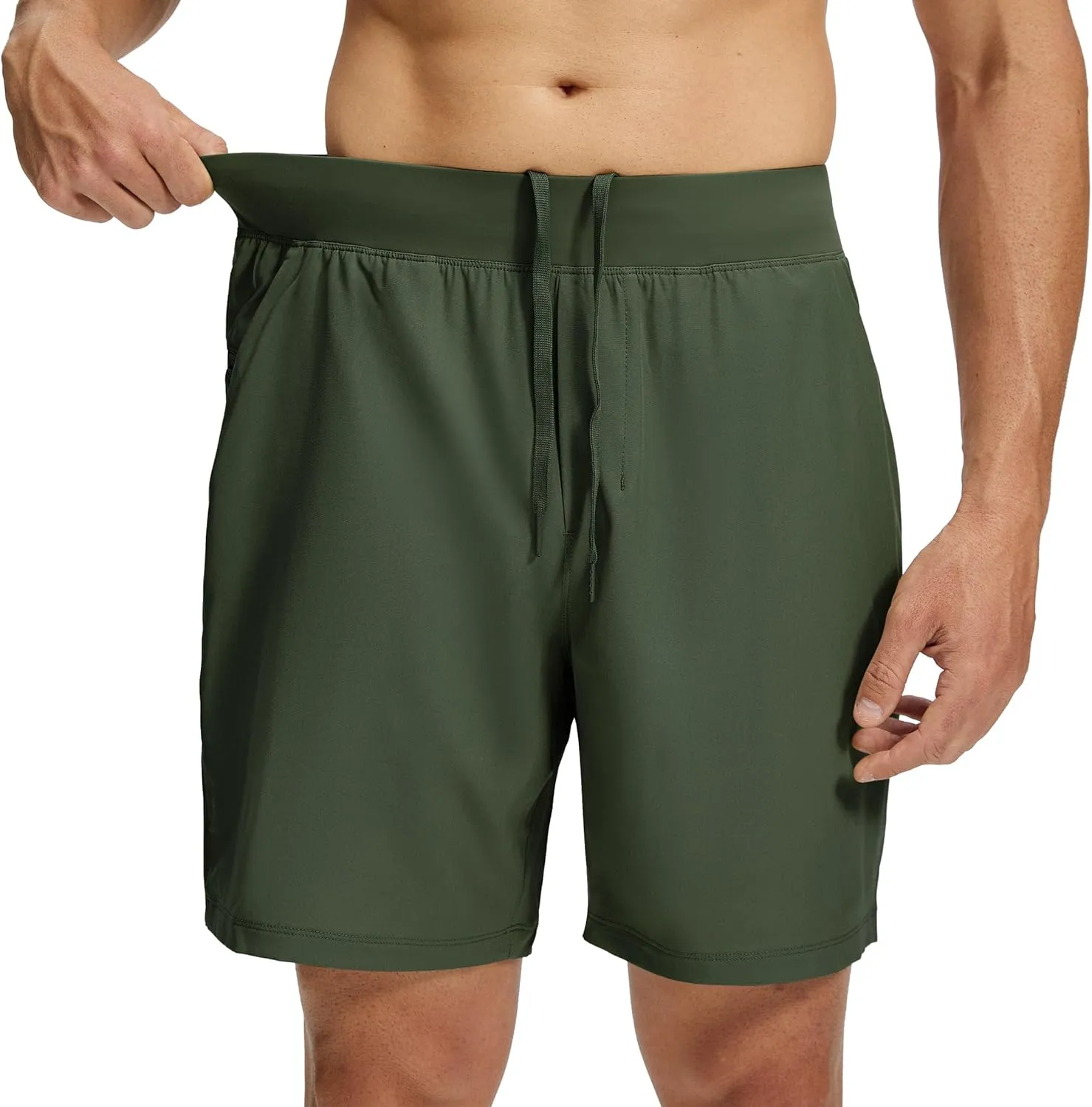 Willit Men's Athletic Shorts Quick Dry Running Workout Shorts Lightweight Hiking Gym Casual Shorts with Pockets 7"