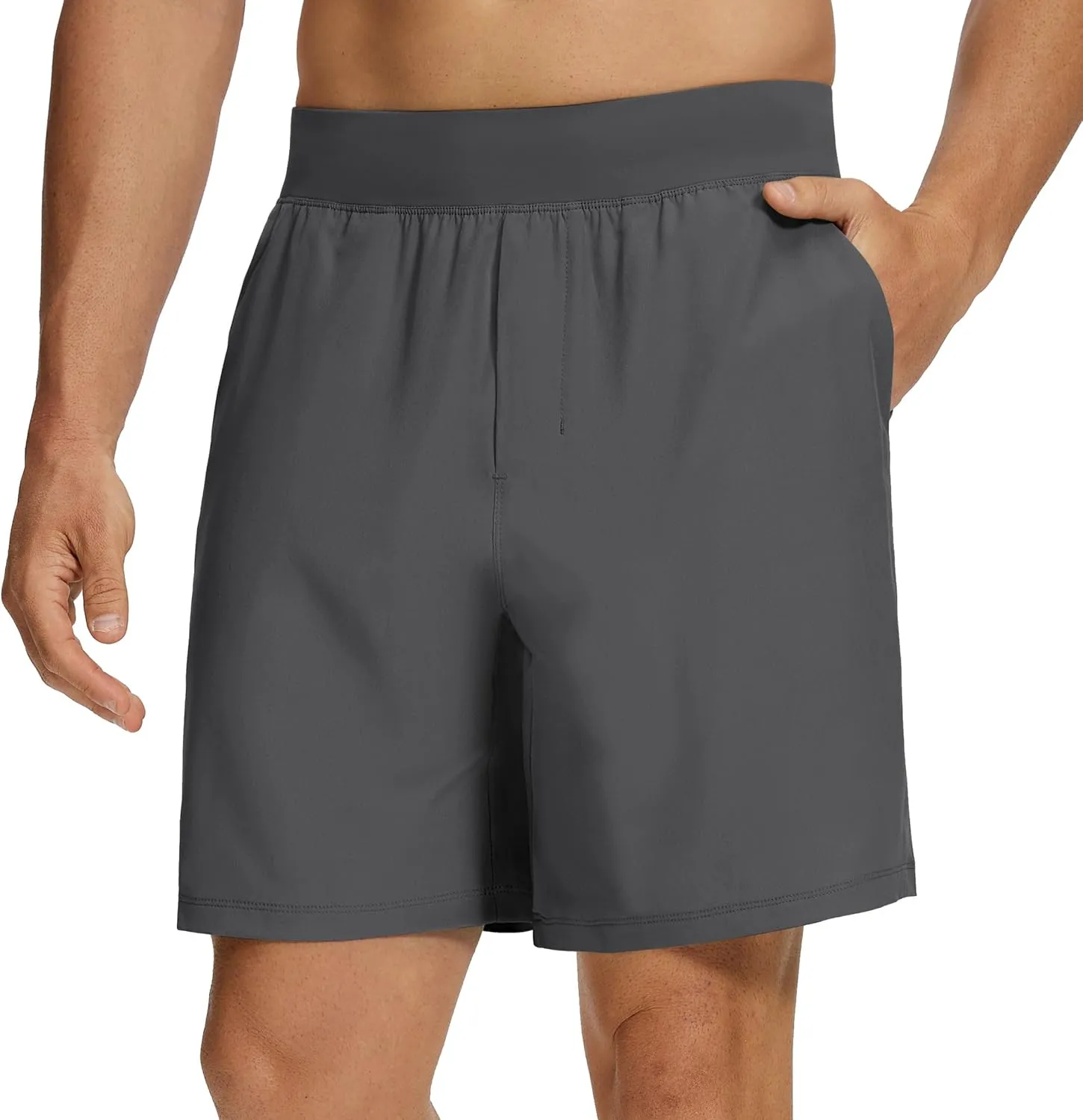 Willit Men's Athletic Shorts Quick Dry Running Workout Shorts Lightweight Hiking Gym Casual Shorts with Pockets 7"