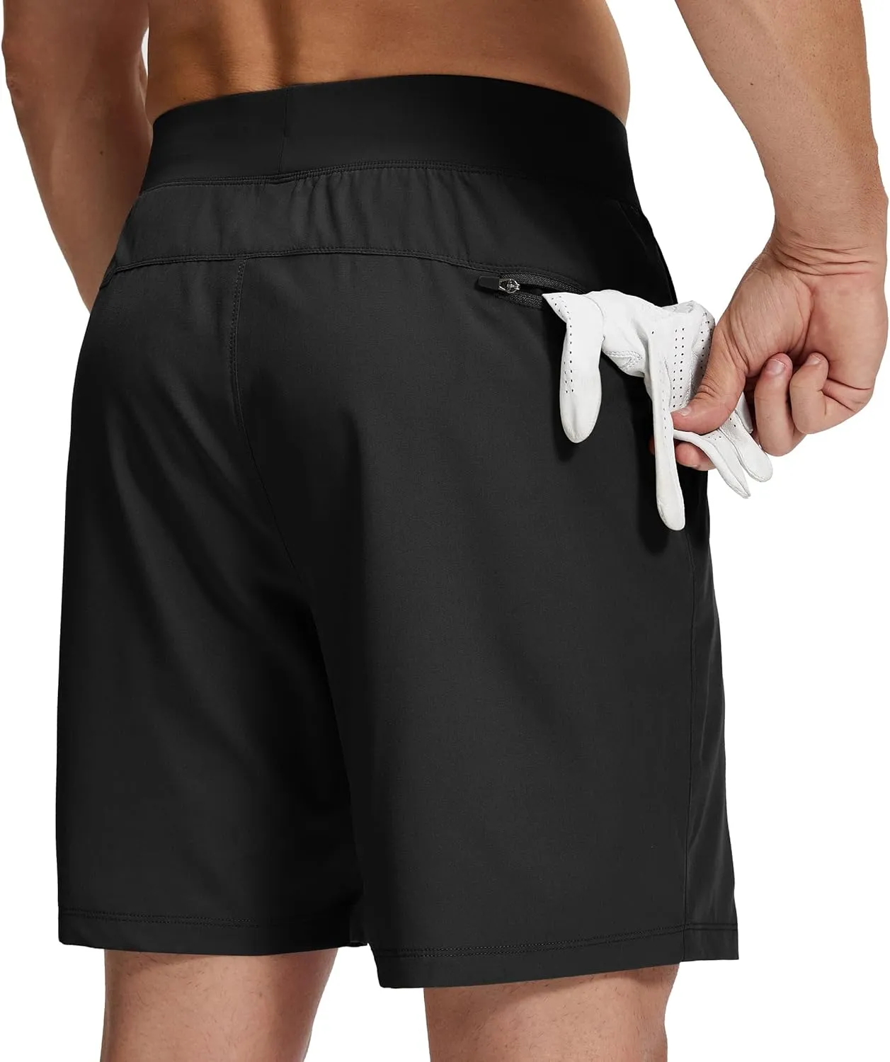 Willit Men's Athletic Shorts Quick Dry Running Workout Shorts Lightweight Hiking Gym Casual Shorts with Pockets 7"