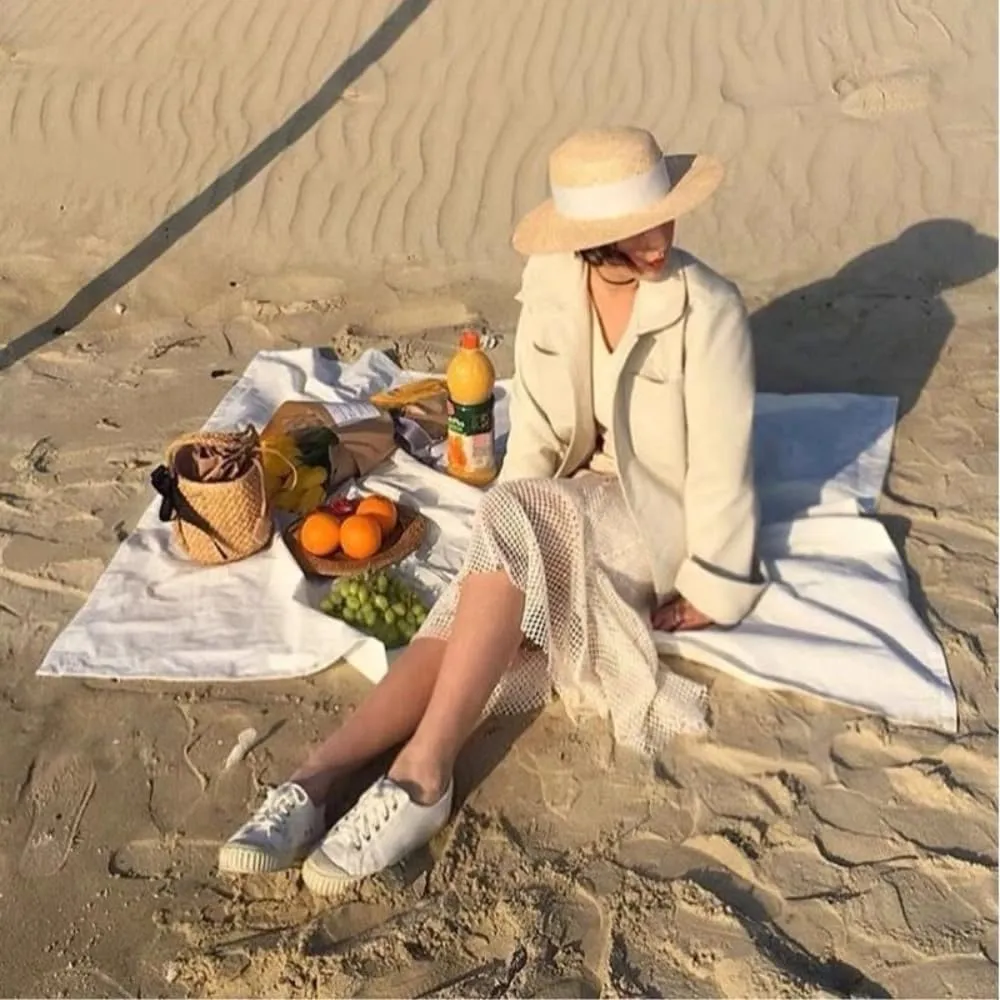 Women Boater Sun Hat Wide Brim Woven Sun Hat Trimmed with Ribbon UPF 50  Sun Protection Summer Vacation Beach Straw Hat
