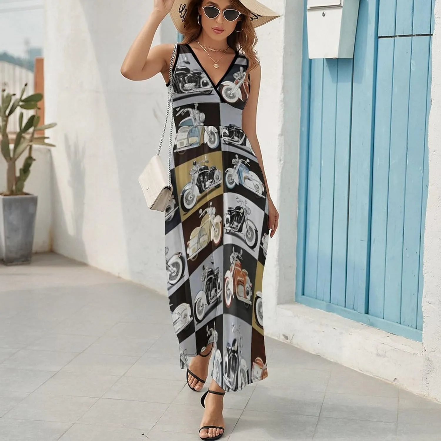 Women Girls Wrap Sleeveless Bodycon Cami Dress for Party Holiday Beach