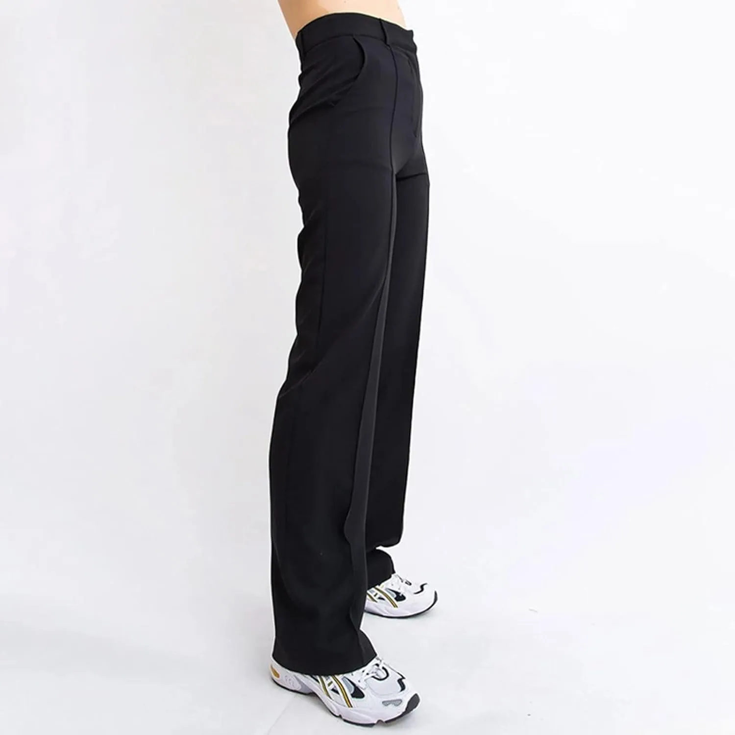 Women's Boyfriend Jeans Pants Fashion Straight-Leg Trousers Slim Fit Trousers with Pockets Cute Jeans, XS-3XL