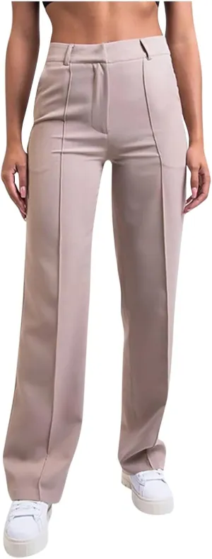 Women's Boyfriend Jeans Pants Fashion Straight-Leg Trousers Slim Fit Trousers with Pockets Cute Jeans, XS-3XL
