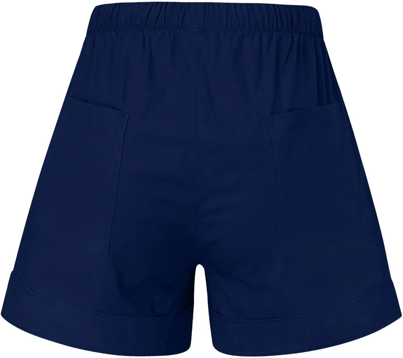 Womens Lounge Shorts Casual Drawstring Short Pants Summer Elastic Waist Casual Lightweight Shorts with Pockets