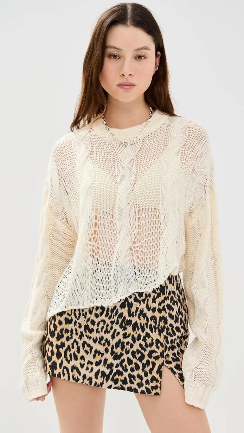 Women's Slip Knit Sweater